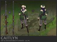 Arctic Warfare Caitlyn Update Concept (by Riot Artist Thomas 'Hylia' Randby)