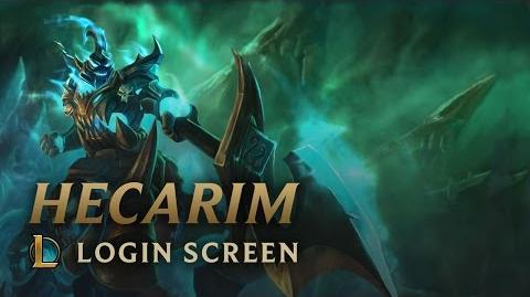 Hecarim, the Shadow of War - Login Screen