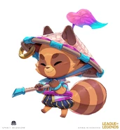 Koncept Teemo Duchowego Rozkwitu "Duchowe Więzi" 2 (autor: Anna 'Newmilky' Nikonova)