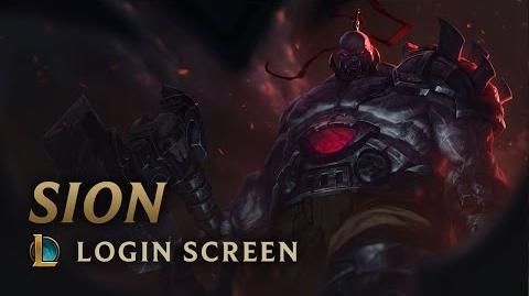 Sion, the Undead Juggernaut - Login Screen