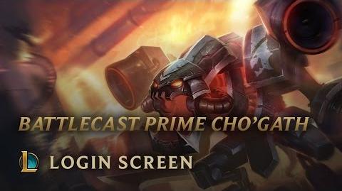 Battlecast Prime Cho'Gath - Login Screen