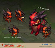 Dragon Trainer Heimerdinger Concept 5 (by Riot Artist Vlad Bacescu)