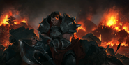 Darius "Legends of Runeterra" Illustration 1 (by Riot Contracted Artists Sixmorevodka Studio)