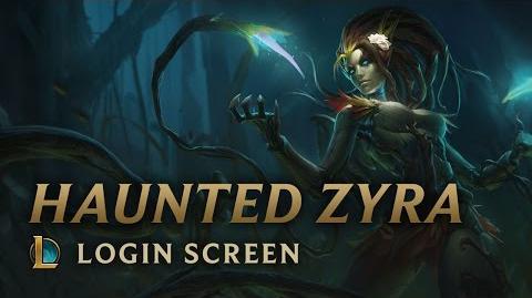 Haunted Zyra - Login Screen