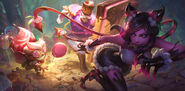 Sugar Rush Braum, Evelynn, and Ziggs