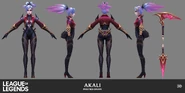 Prestige Coven Akali Model 2 (by Riot Contracted Artists Kudos Productions)