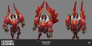 Mythmaker Galio Model 1 (by Riot Contracted Artist Kudos Productions)