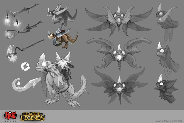 Concepto de Kled 12 (por la artista de Riot, Anna 'Newmilky' Nikonova)