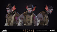 Firelights Scar "Arcane" Model 3 (by Riot Contracted Artists Fortiche Productions)