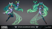 Star Guardian Sona Model 2 (by Riot Artist Kylie Jayne Gage)