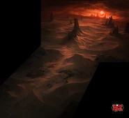 Shurima landscape 1 (by Riot Artist Jason Chan)