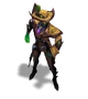 Twisted Fate CrimeCityNightmare (Catseye)