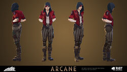 Anime Arcane League of Legends Jinx And Vi Underpants Homme