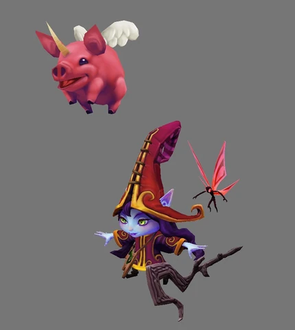 Modelo de Lulu (por el artista de Riot, Josh 'GrumpyMonkey' Singh)