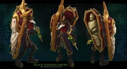 Black Scourge Singed Model (by Riot Artist Cody 'Sstrikerr' Bunt)