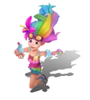 Zoe PoolParty (Rainbow)