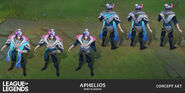 Spirit Blossom Aphelios Concept 2 (by Riot Contracted Artist Roy Zhang)