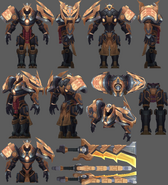 Prestige Mecha Kingdoms Garen Model 1 (by Riot Contracted Artist Joey Zhang)