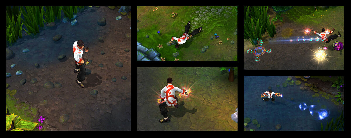 FPX Worlds skins for Lee Sin, Malphite, Vayne, Thresh, and