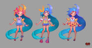 Pool Party Zoe Concept 2 (by Riot Artist Jesse 'Trayil' Li)