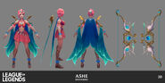 Ocean Song Ashe Model 1 (by Riot Contracted Artist Biao Zhang)