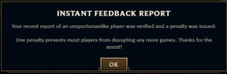 Report Feature, League of Legends Wiki