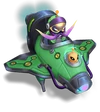 Corki Astronaut (Emerald)