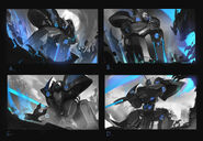 Mecha Kingdoms Garen Splash Concept (by Riot Contracted Artist Clare Wong)