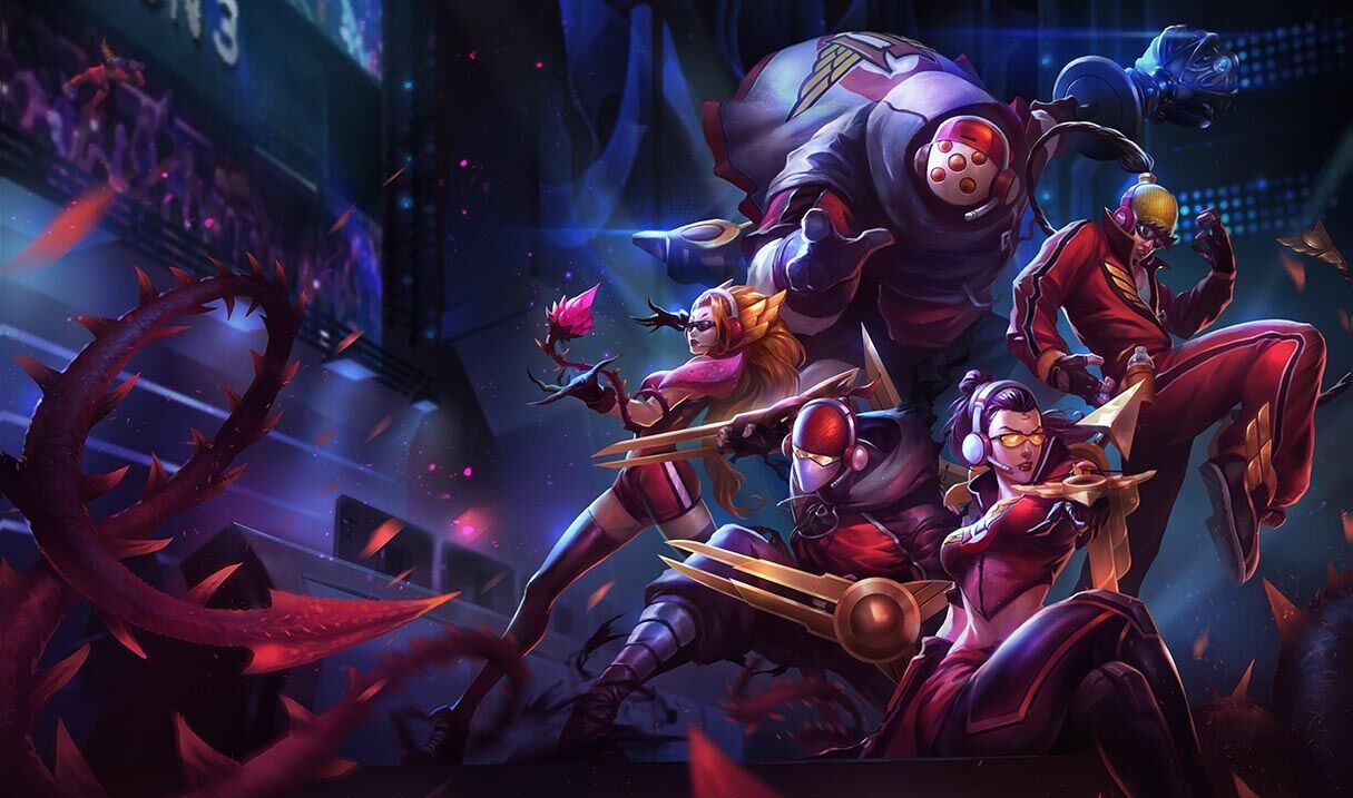 Caneca LOL (Gamer): Vayne, Malphite, Lee Sin e Gangplank FPX