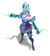 Zyra CrystalRose (Aquamarine)