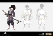 Yasuo "Kin of the Stained Blade" Concept 53 (by Riot Contracted Artists IDEOMOTOR Studio)