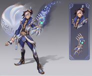 Porcelain Protector Ezreal Concept 1 (by Riot Artist Julian del Rey Aparicio)