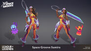 Space Groove Samira Model 2 (by Riot Artist Kylie Jayne Gage)