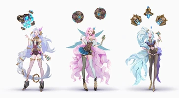 Seraphine Konzept 3 (vom Riot-Künstler Anna 'Newmilky' Nikonova)