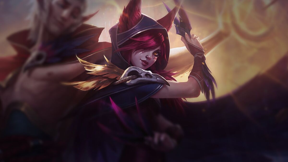 I've been maining Xayah on wild rift, ofc bc bird girl is best