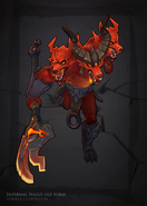 Infernal Nasus Model 2 (by Riot Artist Cody 'Sstrikerr' Bunt)