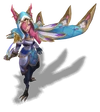 Xayah BrokenCovenant (Aquamarine)