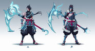 Snow Moon Kayn Concept 2 (by Riot Contracted Artist Citemer Liu)