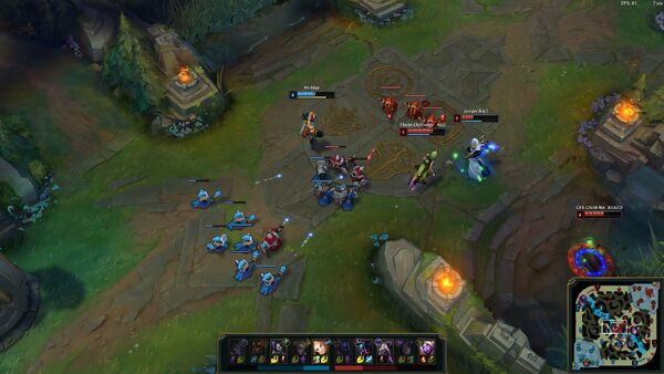 League of Legends, Interface In Game