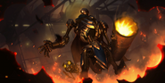 Ballistic Bot "Legends of Runeterra" Illustration (by Riot Contracted Artists Sixmorevodka Studio)