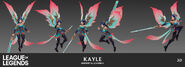 Immortal Journey Kayle Model 1 (by Riot Contracted Artist Kudos Productions)