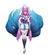 Spirit Blossom Ahri Promo 4 (by Riot Artist Paul 'Zeronis' Kwon)