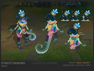 Neeko StreetDemons Concept 04.jpg (482 KB) Street Demons Neeko Concept 4 (by Riot Artist Rachael 'Tart' Cross)