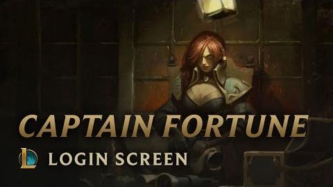 Captain Fortune - Login Screen
