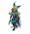 Xayah Arcana (Turquoise)
