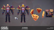 Battle Academia Garen Model 3 (by Riot Contracted Artist Martin Ke)