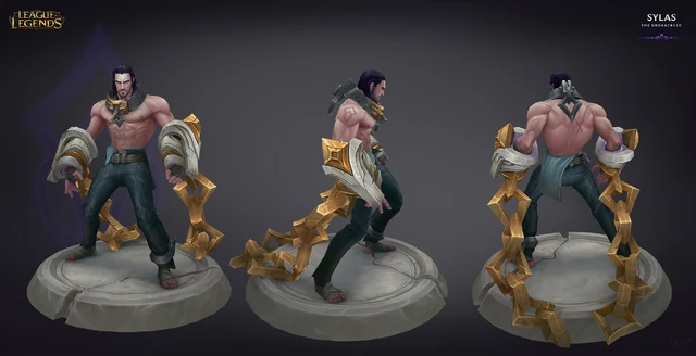 Модель Сайласа 3 (Художник Riot Hunter Gage)