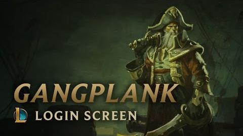 Captain Gangplank - Login Screen