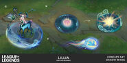 Shan Hai Scrolls Lillia Concept 2 (by Riot Contracted Artist Chaoyi Wang)