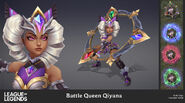 Battle Queen Qiyana Model 4 (by Riot Artist Kylie Jayne Gage)